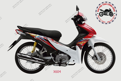 Bộ nhựa dàn áo wave RS110 cc- 2010 (Có 4 màu: Đỏ, vàng, xanh đậm, xanh nhạt