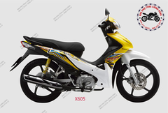 Bộ nhựa dàn áo wave RS110 cc- 2010 (Có 4 màu: Đỏ, vàng, xanh đậm, xanh nhạt
