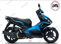 Bộ dàn áo AirBlade bản tiêu chuẩn đời 2018. Có 4 màu