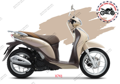 Bộ nhựa dàn áo SH Mode- 2018 Bản thời trang. Có 5 màu: Xanh ngọc-Trắng-Tím-Đỏ tươi-Vàng