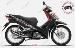 Bộ nhựa dàn áo Future 125 -2019 Vành nan. Có 2 màu: Trắng- Đen mờ- Đỏ- Xanh-Nâu