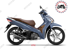 Bộ nhựa dàn áo Future 125 -2020 Vành đúc. Có 5 màu: Đen mờ- Xanh- Bạc-Trắng- Đỏ