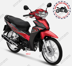 Bộ nhựa dàn áo wave Blade (xe số)-2019  BẢN Tiêu chuẩn (Có 3 màu: Xanh-Đen-Đỏ)