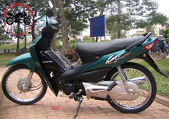 Bộ dàn áo wave alpha-2006 (Có 7 màu: Đỏ-xanh-Đen-vàng-Bạc- Tím hồng- Tím xanh)