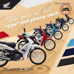 Bộ nhựa dàn áo wave Alpha 110cc-2021 (Có 5 màu: Đen- Trắng-Xanh nước biển-Xanh đậm-Đỏ)