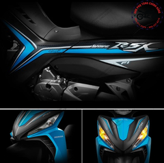 Bộ nhựa dàn áo RSX 110cc- 2017 tem 3D (Có 4 màu: Xanh- Đỏ- Trắng- Đen)