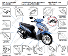 Bộ nhựa dàn áo Click Play-2008 (Có 3 màu: Xanh- Hồng-Vàng)
