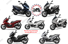 Bộ nhựa dàn áo PCX 150cc-2018 (Có 2 màu: Đen mờ- Bạc mờ)