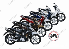 Bộ nhựa dàn áo Future 125 - 2011. Có 5 màu: Đỏ-Xanh-Nâu-Đen- Trắng