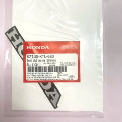 Tem chữ honda (110mm) WAVE CÁ