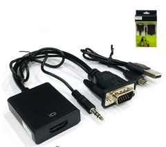 Cable VGA +Audio --- >HDMI 30Cm BX032 V01 (-)