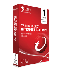 Diệt virus TrendMicro Internet Security - Box 1 PC