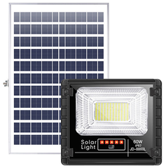 Đèn năng lượng mặt trời Jindian JD8860L - Công suất 60W; 24T (Lấy VAT +10%)