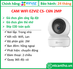 Camera wifi EZVIZ CS- C6N - (1080P ) ; 24T