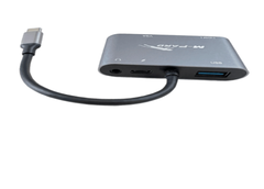 Hub Type-C---> USB 3.0+HDMI+VGA+PD MD042 M-PARD; 01T