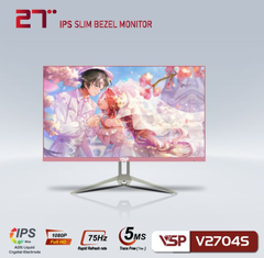 Màn hình VSP V2704S Hồng (27 INCH/FHD/IPS/75HZ/5MS/VGA,HDMI); 24