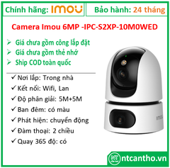 Camera Imou 10MP 2 ống kính IPC-S2XP-10M0WED- Trong nhà; 24T