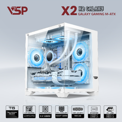 Vỏ case VSP X2 GALAXY White ( 345x270x375)mm; 12T