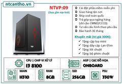 Mainboard H310 | Cpu I3 8100 | Ram4 8G | Ssd 256G | Case VP | PSU 350w;BH: 36T