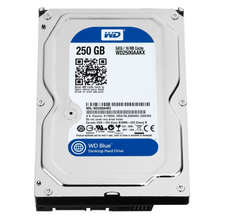 Hdd 250G Western Blue; 12T(-)