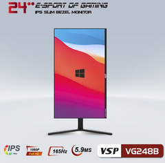 MÀN HÌNH GAMING VSP VG248B (23.8 INCH/FHD/IPS/165HZ/5.9MS/DP,HDMI); 24T