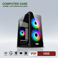 Case VSP -V212 Black (chưa fan); 12T