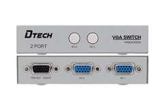 Bộ chia VGA 2-1 Dtech DT-7032 ; 01T