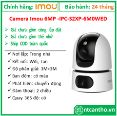 Camera Imou 6MP -IPC-S2XP-6M0WED; 24T