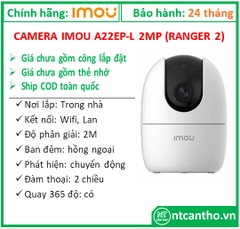 Camera IP WIFI IMOU IPC-A22EP-L (Ranger 2 - Dss); 24T