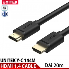 Cable HDMI 20M Unitek Y-C-144M 4K full vat; 12T