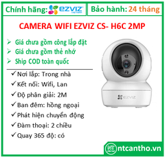 Camera Ezviz CS-H6c Pro (2MP); 24T