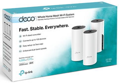 Thiết bị thu phát Wifi 2,4/5GHZ, TP LINK _ Deco M4 (3Pack); 24T