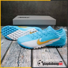 Nike Mercurial Vapor 13 Pro TF xanh nhạt trắng vạch vàng