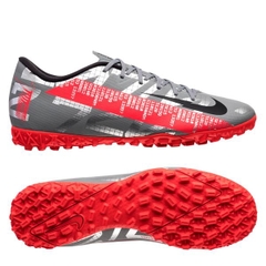 Nike Mercurial Vapor 13 Academy TF xám vạch đỏ | Chính hãng