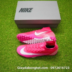 Nike Mercurial Superfly 7 Elite TF hồng pink Mbappé cổ cao