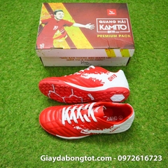 Giày trẻ em Kamito Quang Hải 19 Premium đỏ trắng