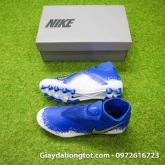 Giày Nike Phantom VSN AG xanh dương trắng | Che dây, cổ cao