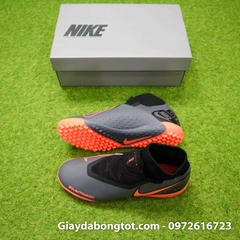 Giày Nike Phantom VSN Pro TF đen cam | Che dây, cổ cao