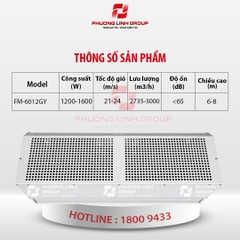 Máy cắt gió điều hòa FM-6012GY