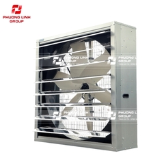 Quạt thông gió HF1380 vỏ tôn mạ kẽm cánh POM