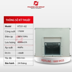 Quạt thông gió nối ống Cabinet KTJ31-82