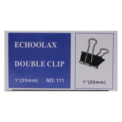 Bộ 3 Hộp Kẹp Bướm Echo (25mm) - Đen