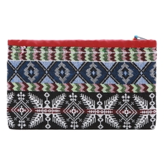 Bóp Viết Thổ Cẩm Uyên Loan VN Dẹp Mỏng Chuông - Giao Mẫu Ngẫu Nhiên