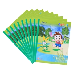Lốc 10 Quyển Tập Học Sinh 4 Ô Ly Clas - Xanh Lá - Giao Mẫu Ngẫu Nhiên (96 Trang / Cuốn)