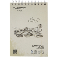 Sổ Vẽ Lò Xo Takeyo 8522 A5 - 50 Tờ - Mẫu Ngẫu Nhiên