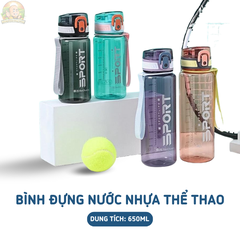 Bình nước thể thao sport- dung tích 650ml