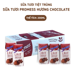 Sữa socola Promess 200ml - Chính hãng [Sữa tươi Pháp]