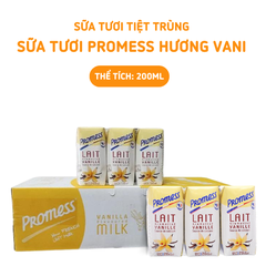 Sữa vani 200ml Promess - Chính Hãng [ Sữa tươi Pháp]