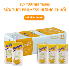 Sữa chuối Promess 200ml - Chính hãng [Sữa tươi Pháp]