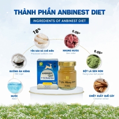 Tổ Yến Nhung Hươu Chưng Sẵn Anbinest Diet (Hũ 70ml)